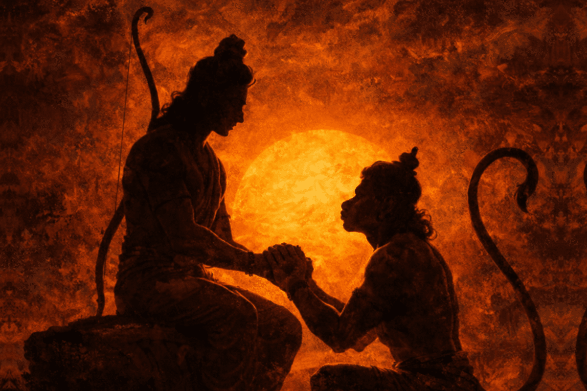 Outdoor yoga practice at sunset